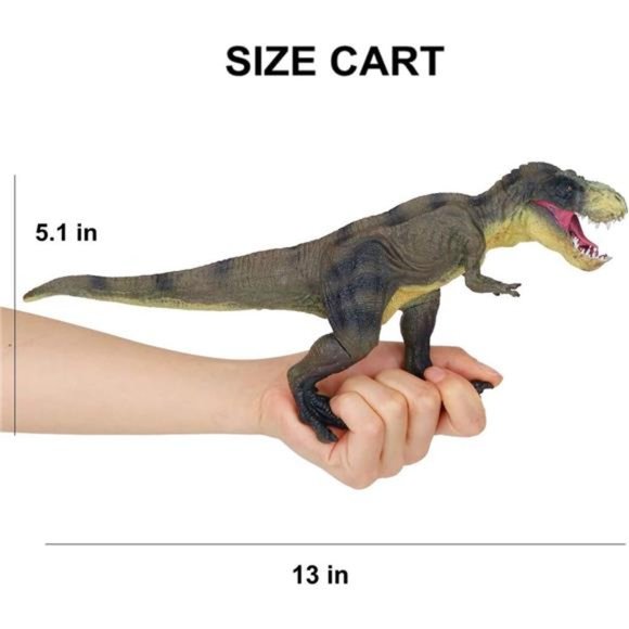 5PCS Jumbo Dinosaur Set,13" Realistic Looking Dinosaur Toys for Kids Party Gift - Picture 4 of 6